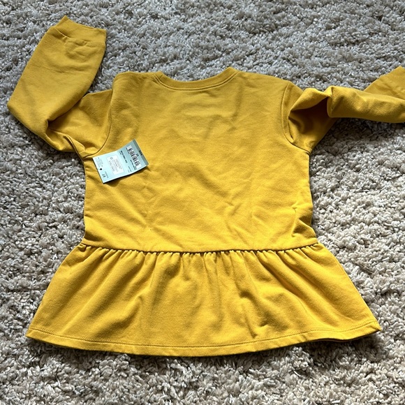 Okie Dokie 5T peplum sweatshirt “happy” NWT - Picture 4 of 4